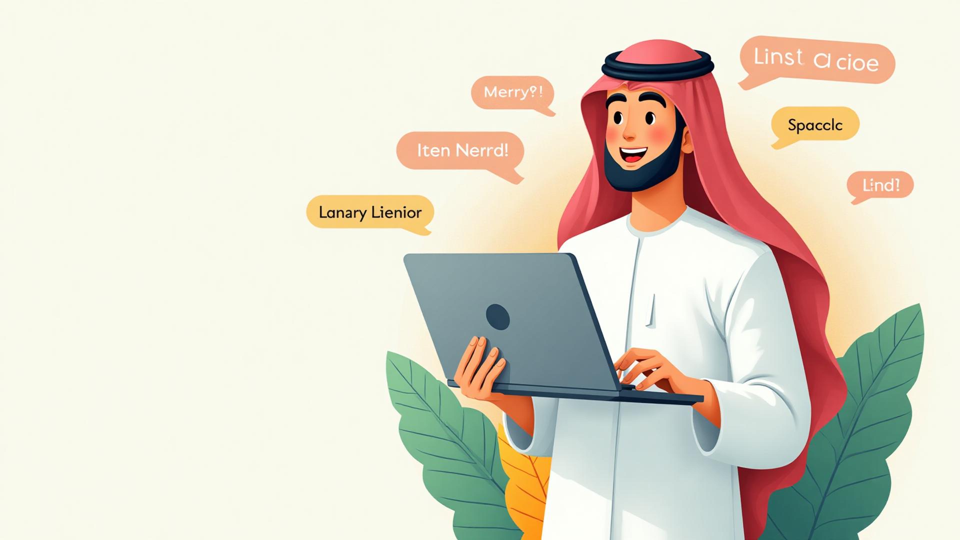 طالب يتعلم عبر الإنترنت